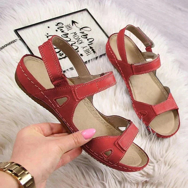 Retro-Sandalen mit Orthopädischem Komfort