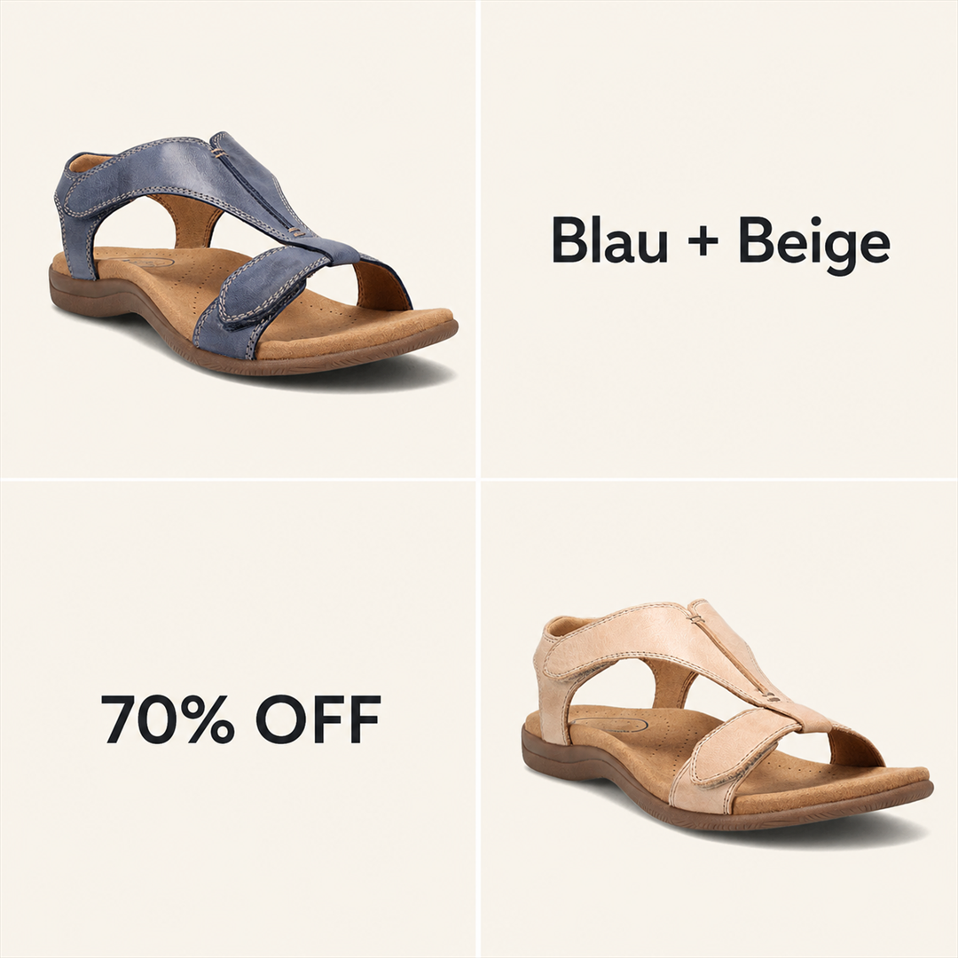Blau + Beige