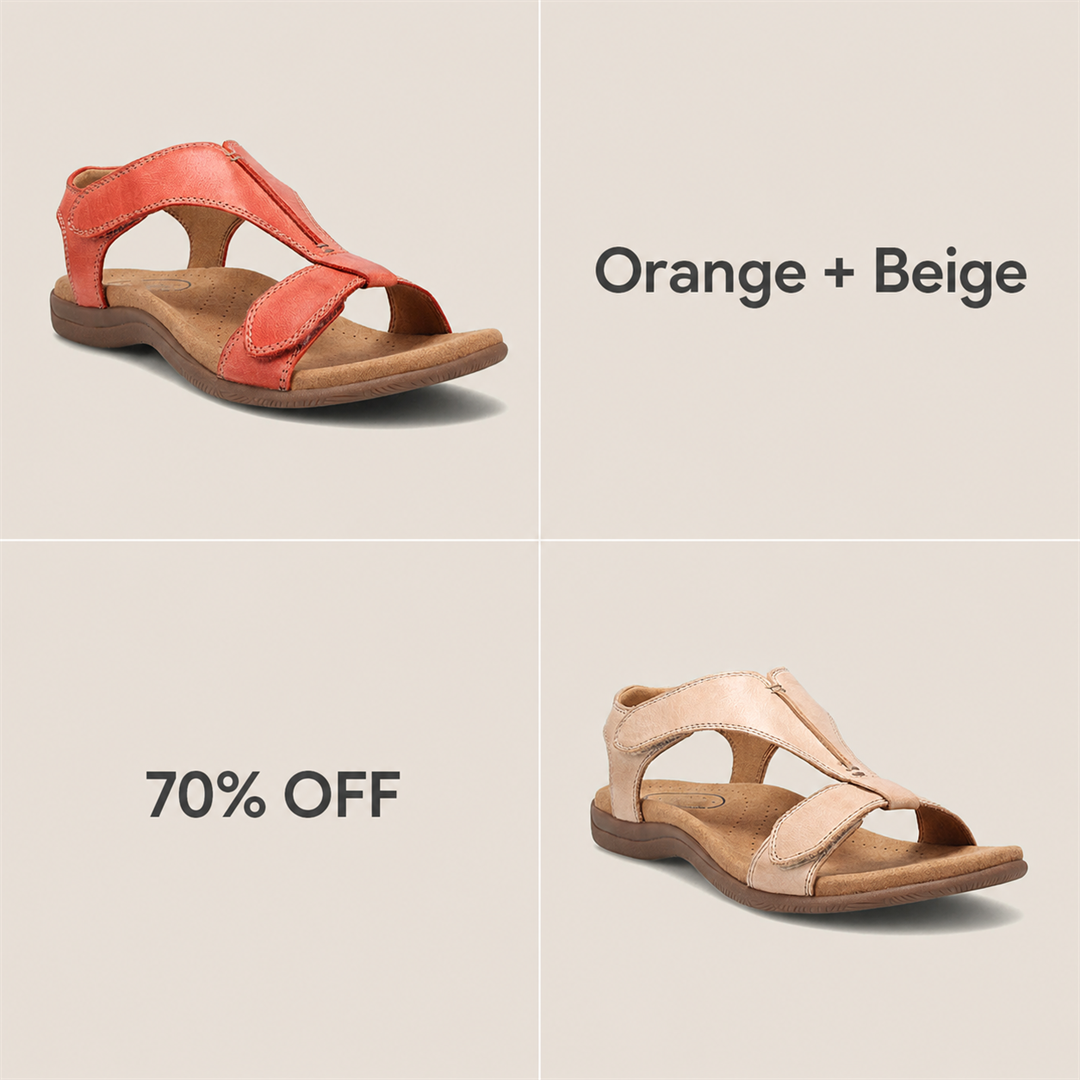 Orange + Beige