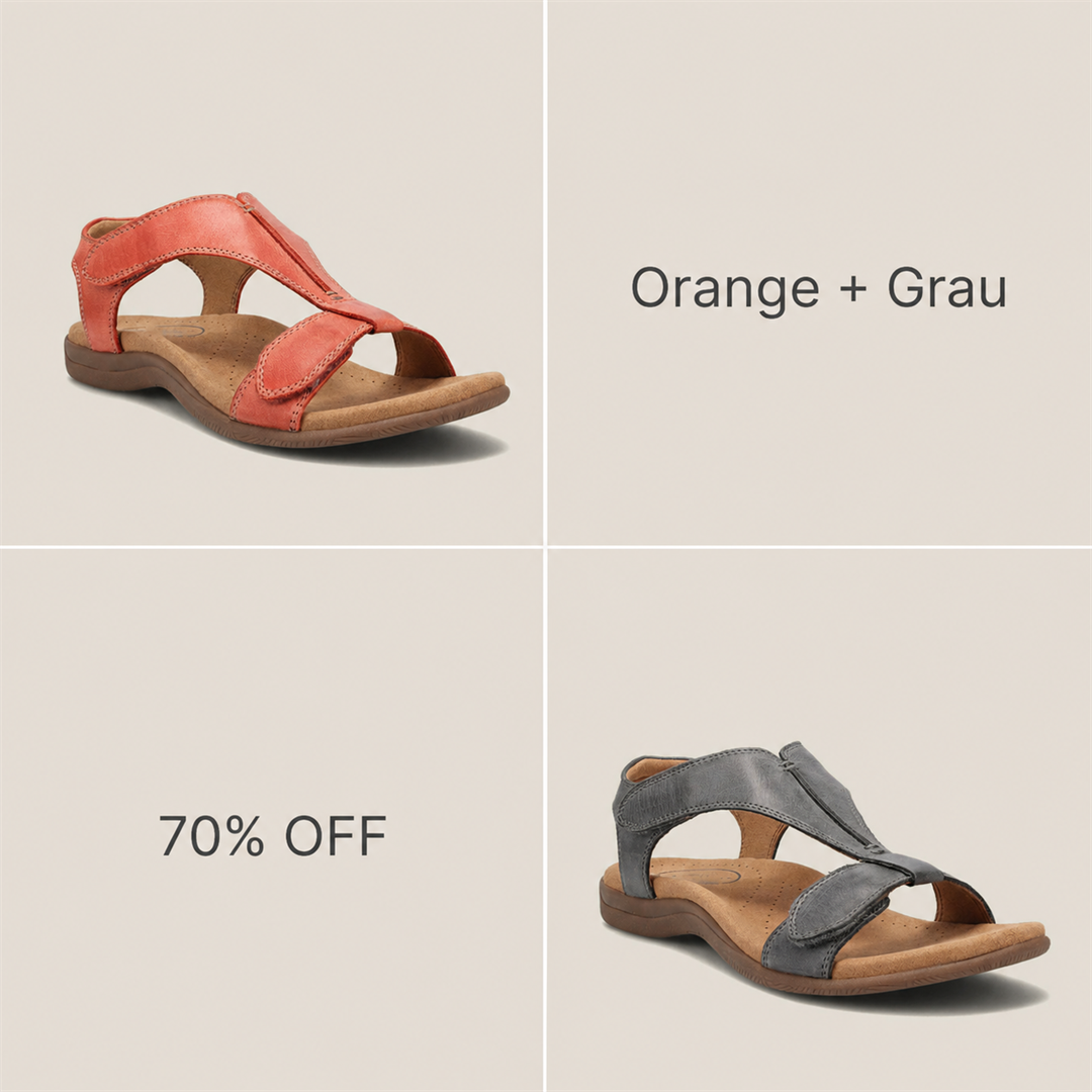 Orange + Grau