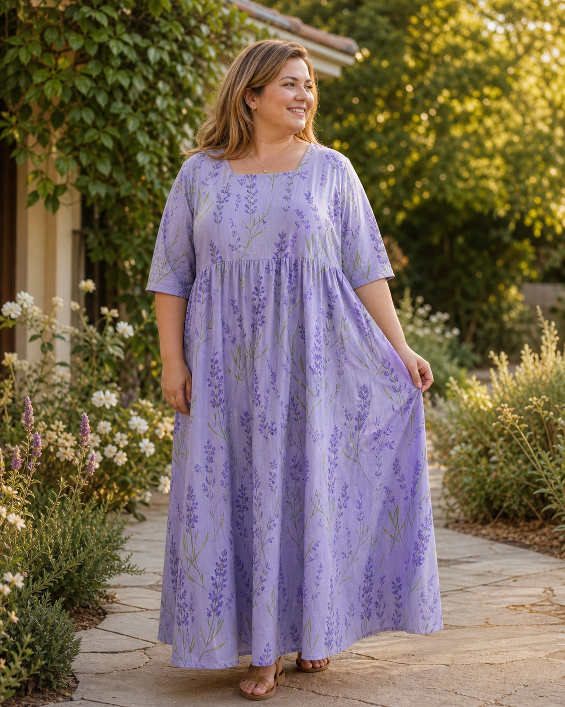 Alltagsinspiration für das bedruckte Maxikleid – Ansicht 4