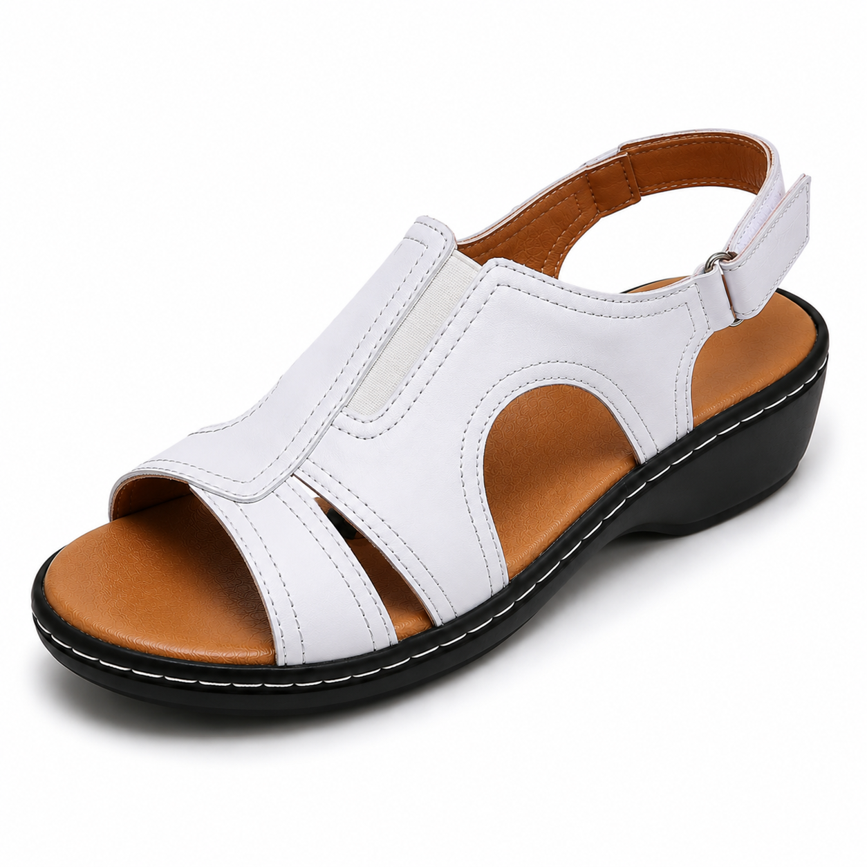 🎁 Sonderangebot am letzten Tag: 70 % Rabatt 🎁 Orthopädische Keilabsatz-Sandalen für Damen, Sommer 2026, aus Premium-Leder