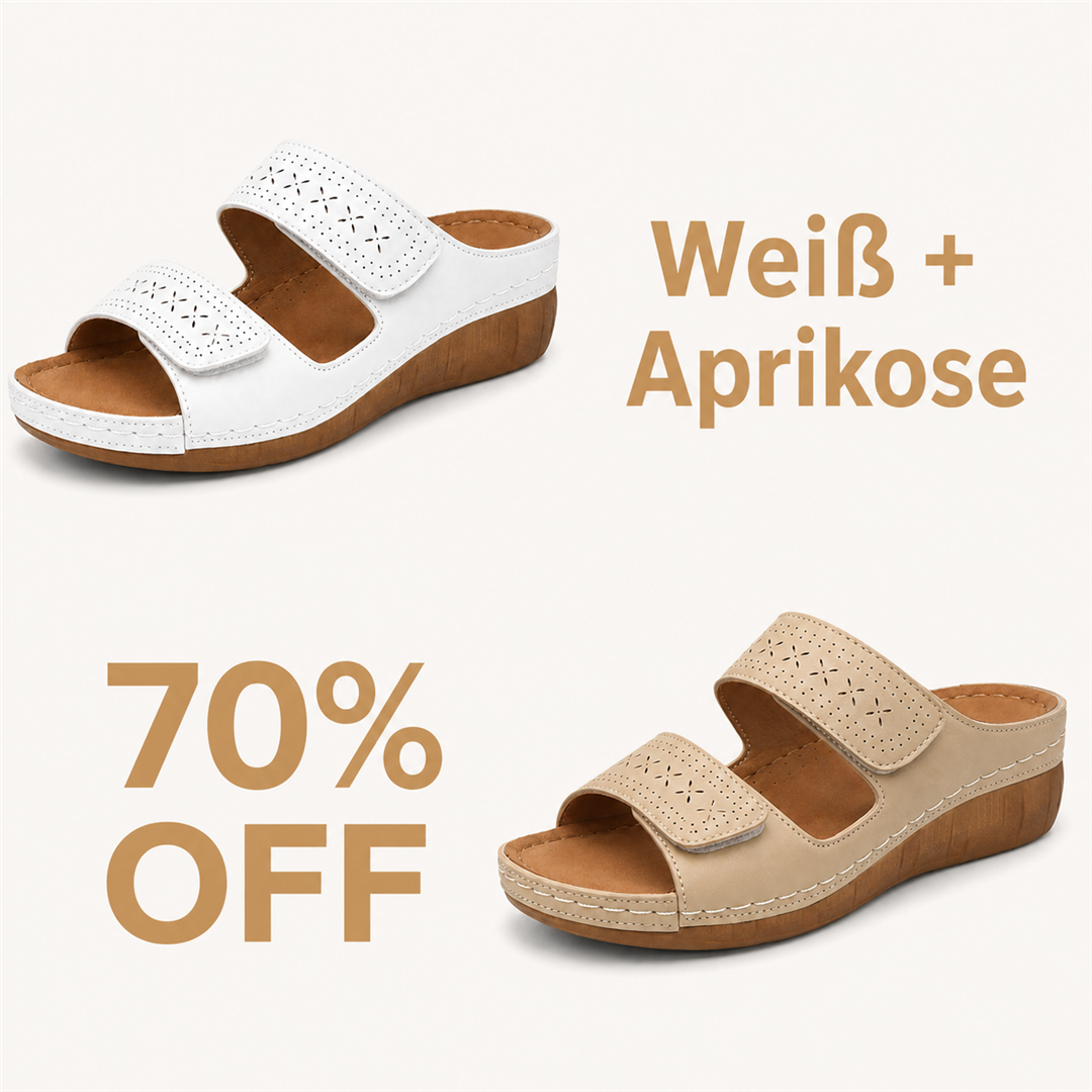 Weiß + Aprikose