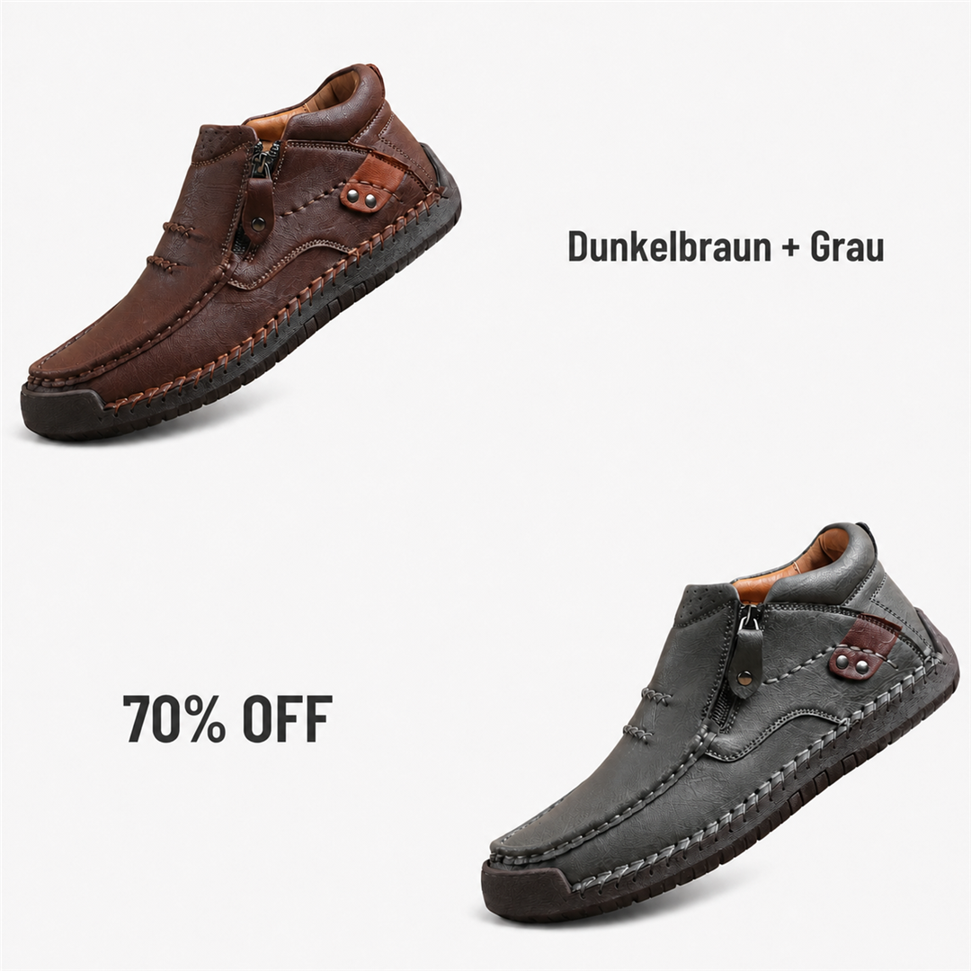 Dunkelbraun + Grau