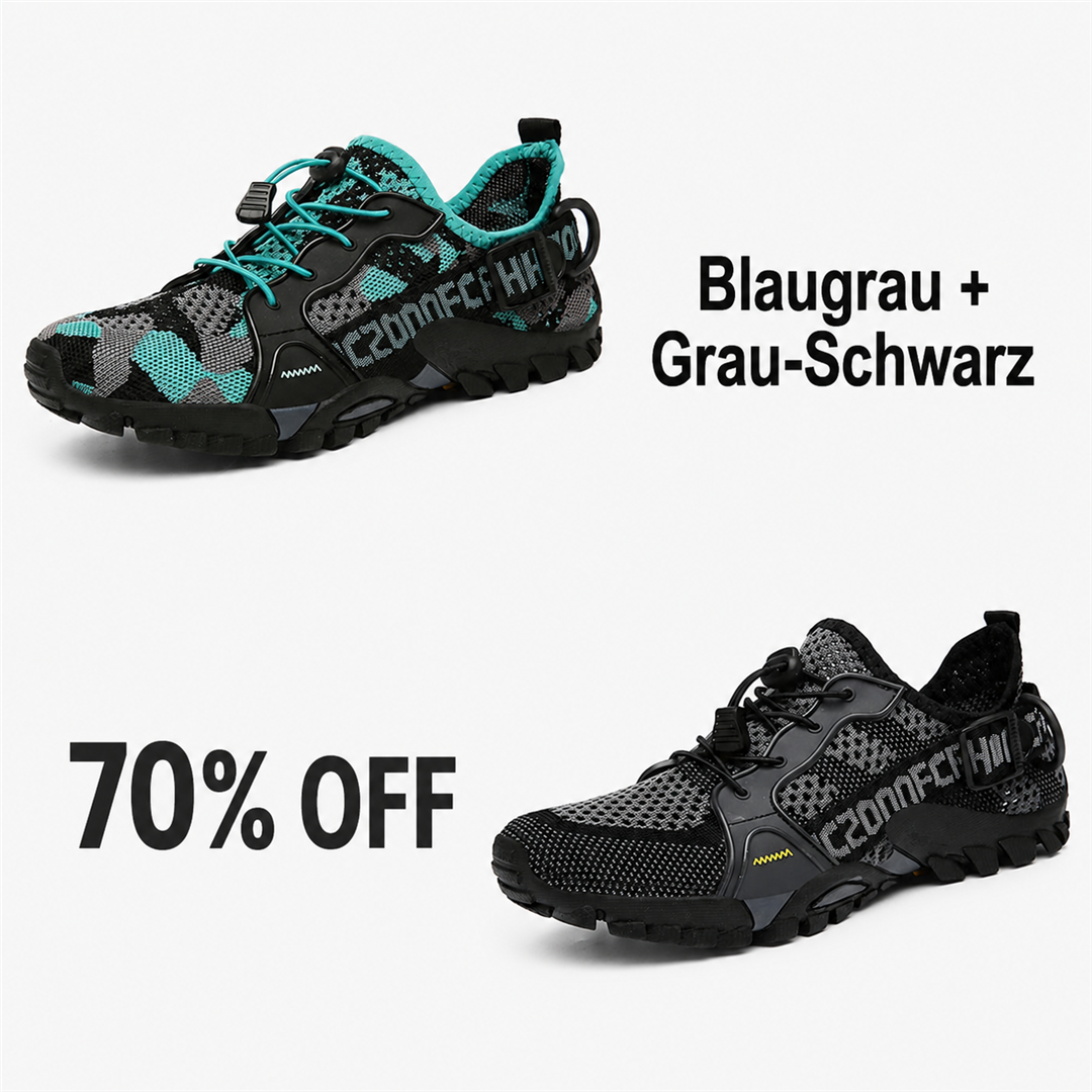 Blaugrau + Grau-Schwarz