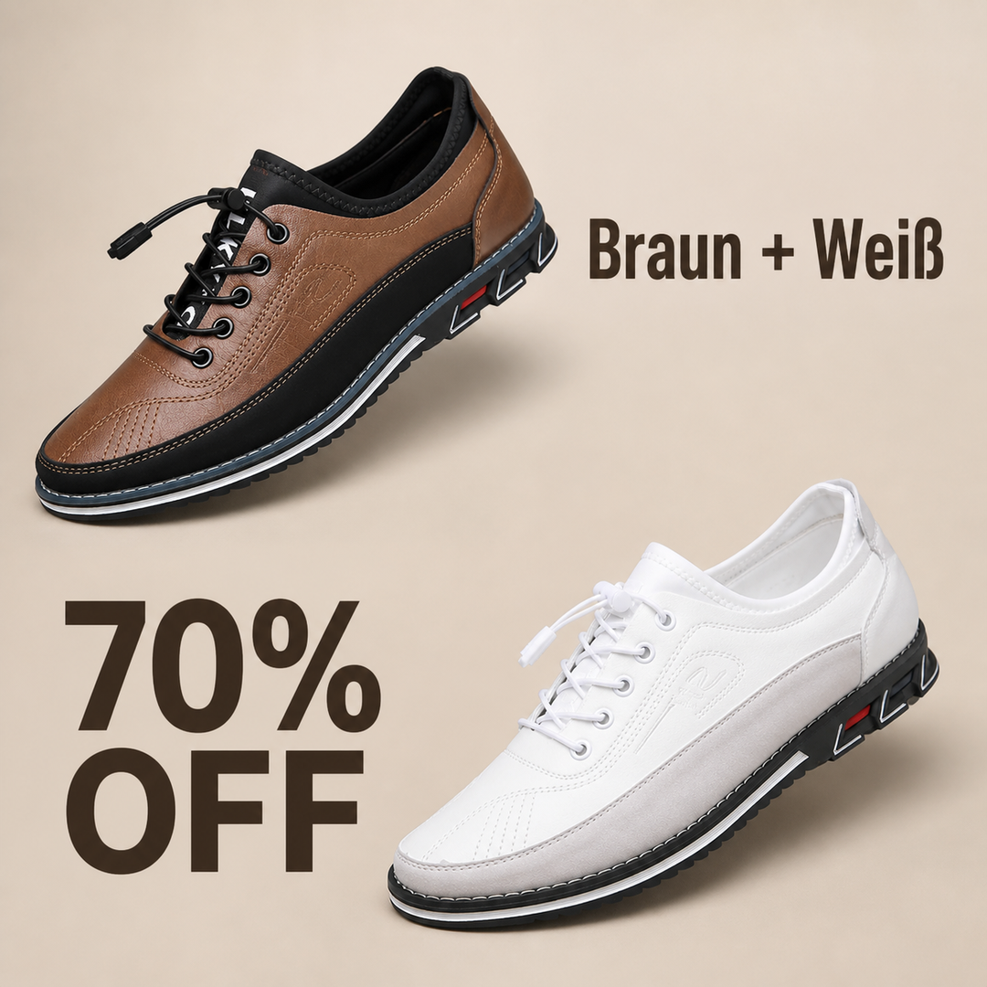Braun + Weiß