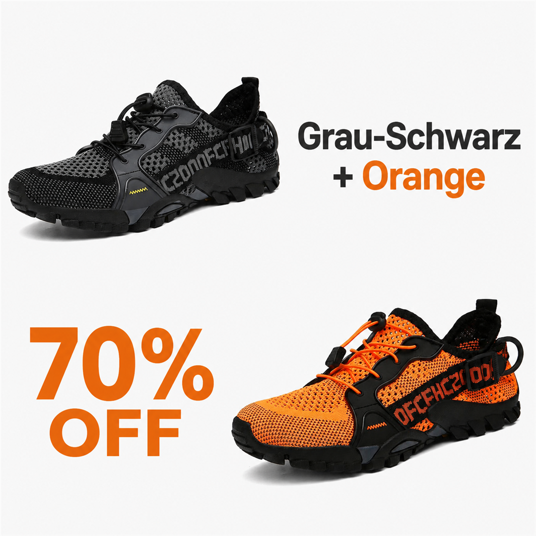 Grau-Schwarz + Orange