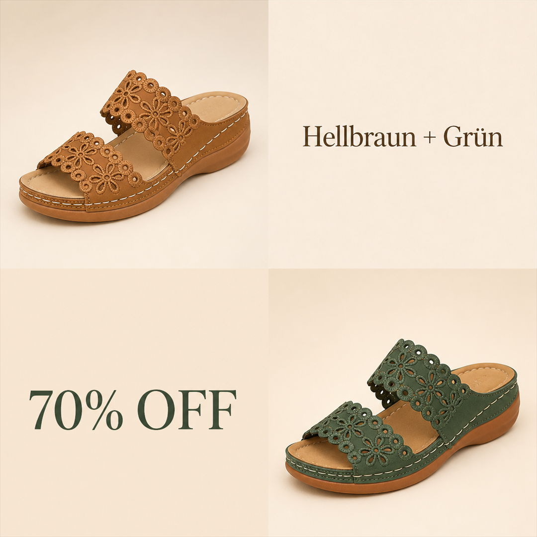Hellbraun + Grün