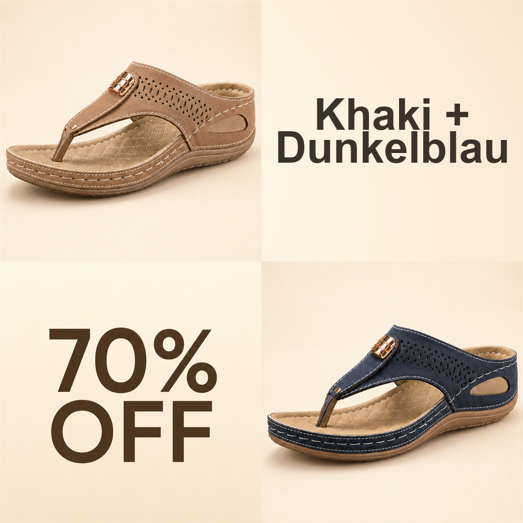 Khaki + Dunkelblau