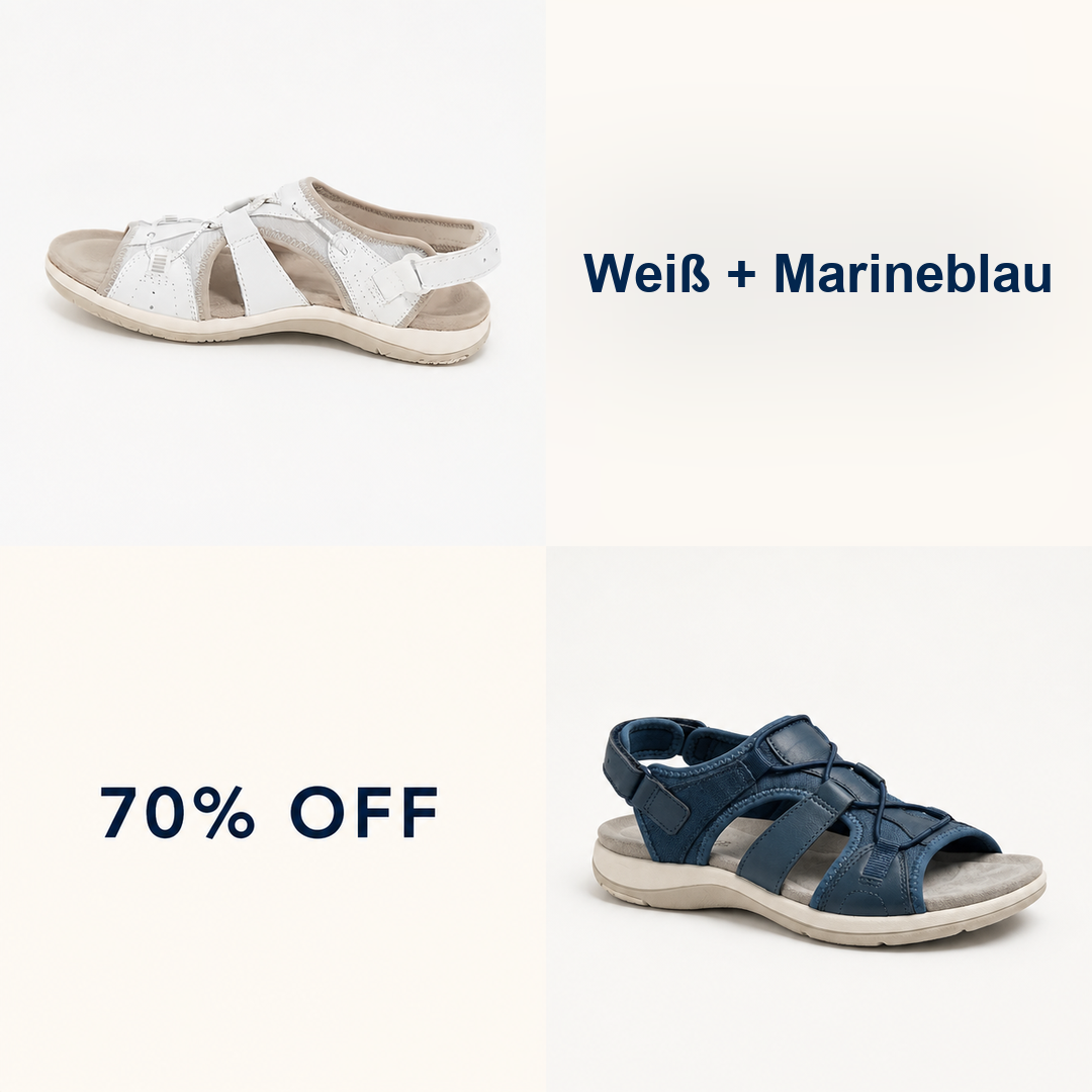 Weiß + Marineblau
