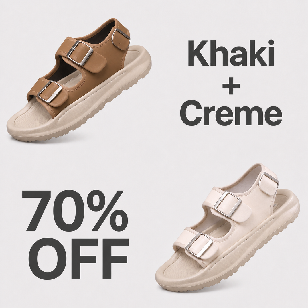 Khaki + Creme