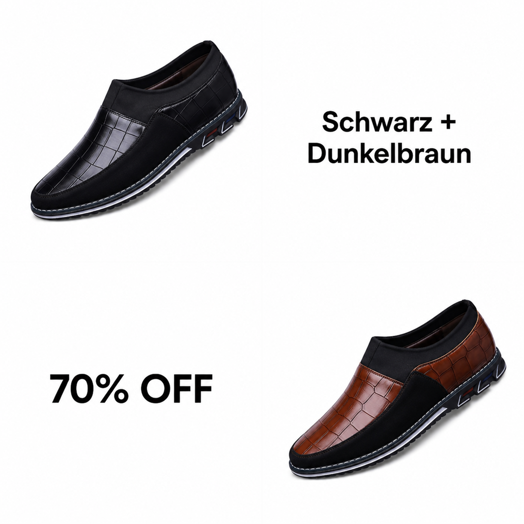 Schwarz + Dunkelbraun