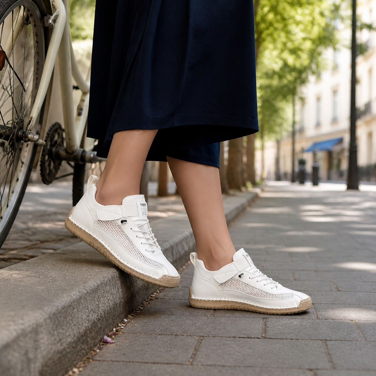 Weiß trifft City-Look