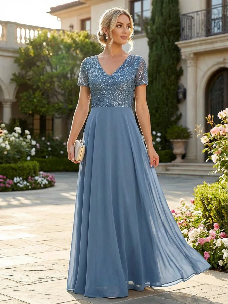 Groom Dresses with Sequin Bodice