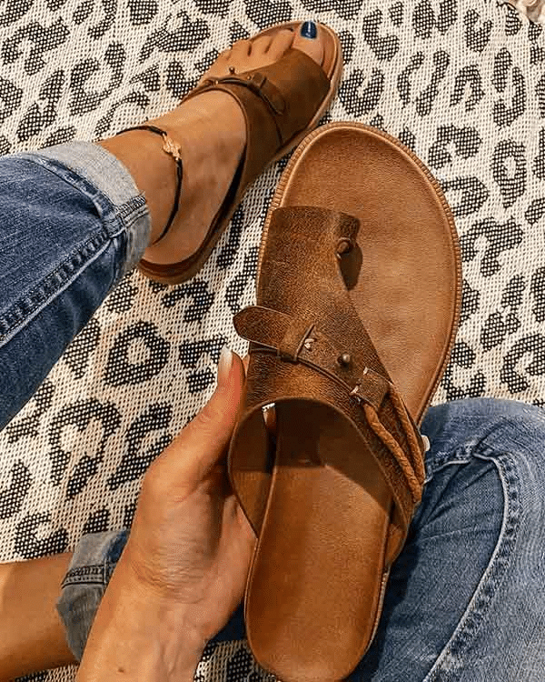 🔥Last Day Promotion 50% OFF - Soft Footbed Orthopedic Sandals