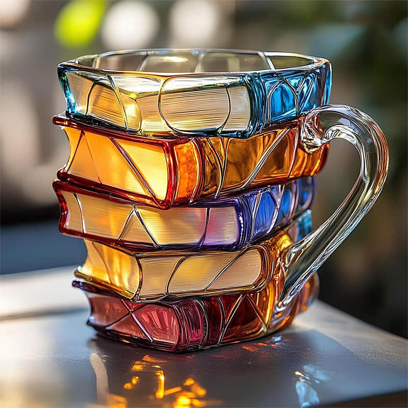 Caneca Única em 3D para Apaixonados por Literatura