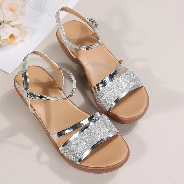 2024 New Women's Open Toe Wedge Orthopedic Sandals (Buy 2 Free Shipping)