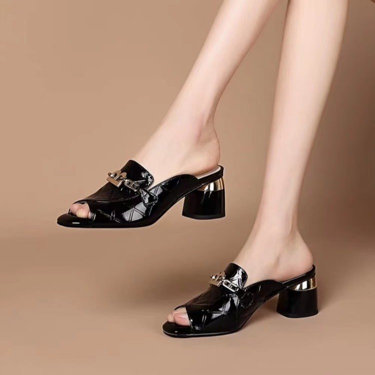Women's new summer thick heel sandals