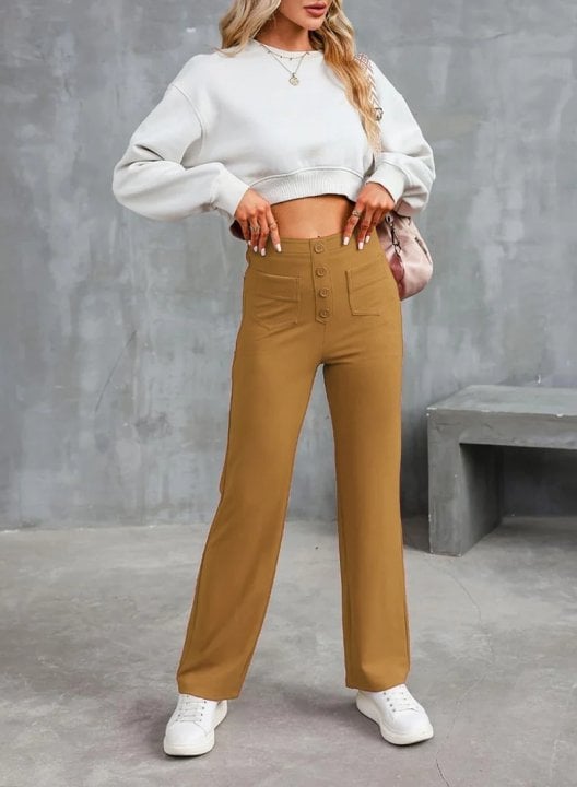💖2025 NEW TYPE SALE 50% OFF💷Women's Casual High Waist Stretch Pants