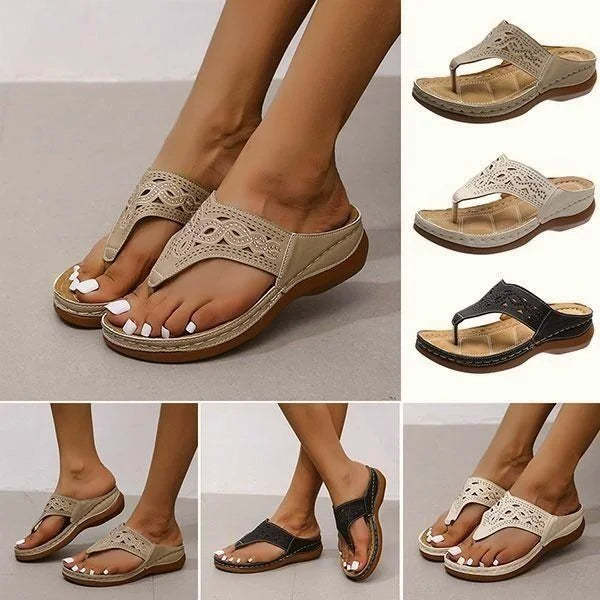 2024 Soft Bottom Massage Orthopedic Flip-Flops