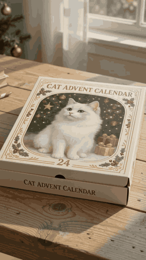 Cat Lovers Advent Calendar 2026 - 24 days of festive feline fun