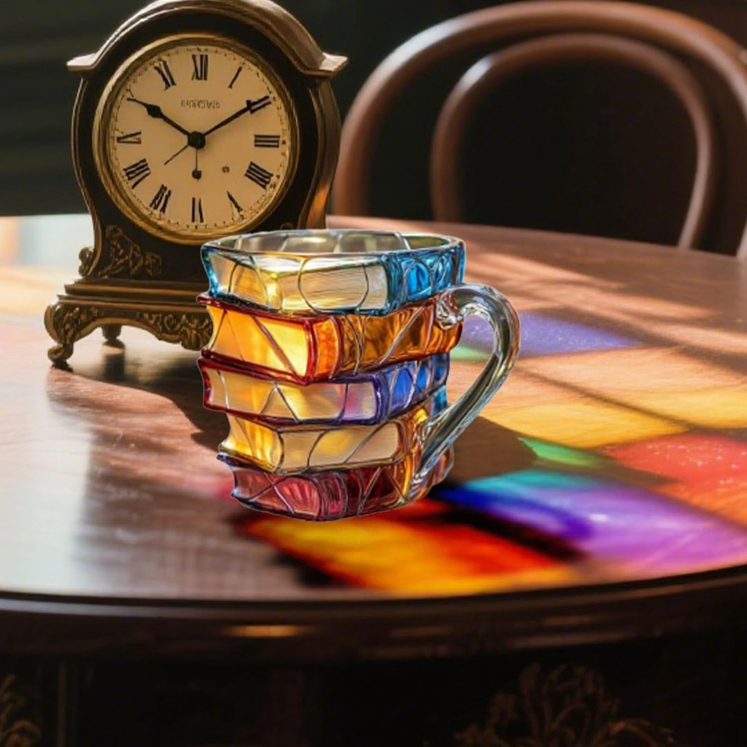 Caneca Única em 3D para Apaixonados por Literatura