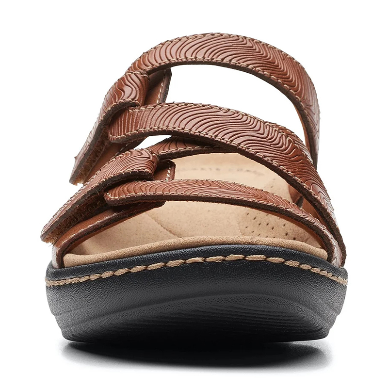 🔥Last Day Promotion 50% OFF - 2023 Soft Bottom Massage Orthopedic Leather Wedge Slide Sandals