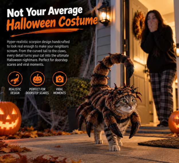 Cat Halloween Costume | CritterCrawl™ & Crawlkin™