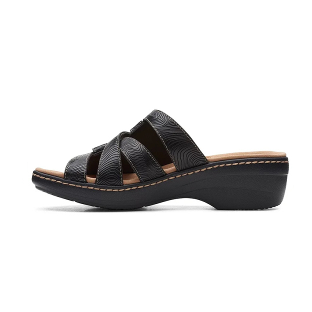 🔥Last Day Promotion 50% OFF - 2023 Soft Bottom Massage Orthopedic Leather Wedge Slide Sandals