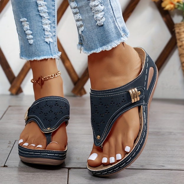 🔥Last Day Promotion 50% OFF - Women's Casual Slope Heel Orthopaedic Sandals