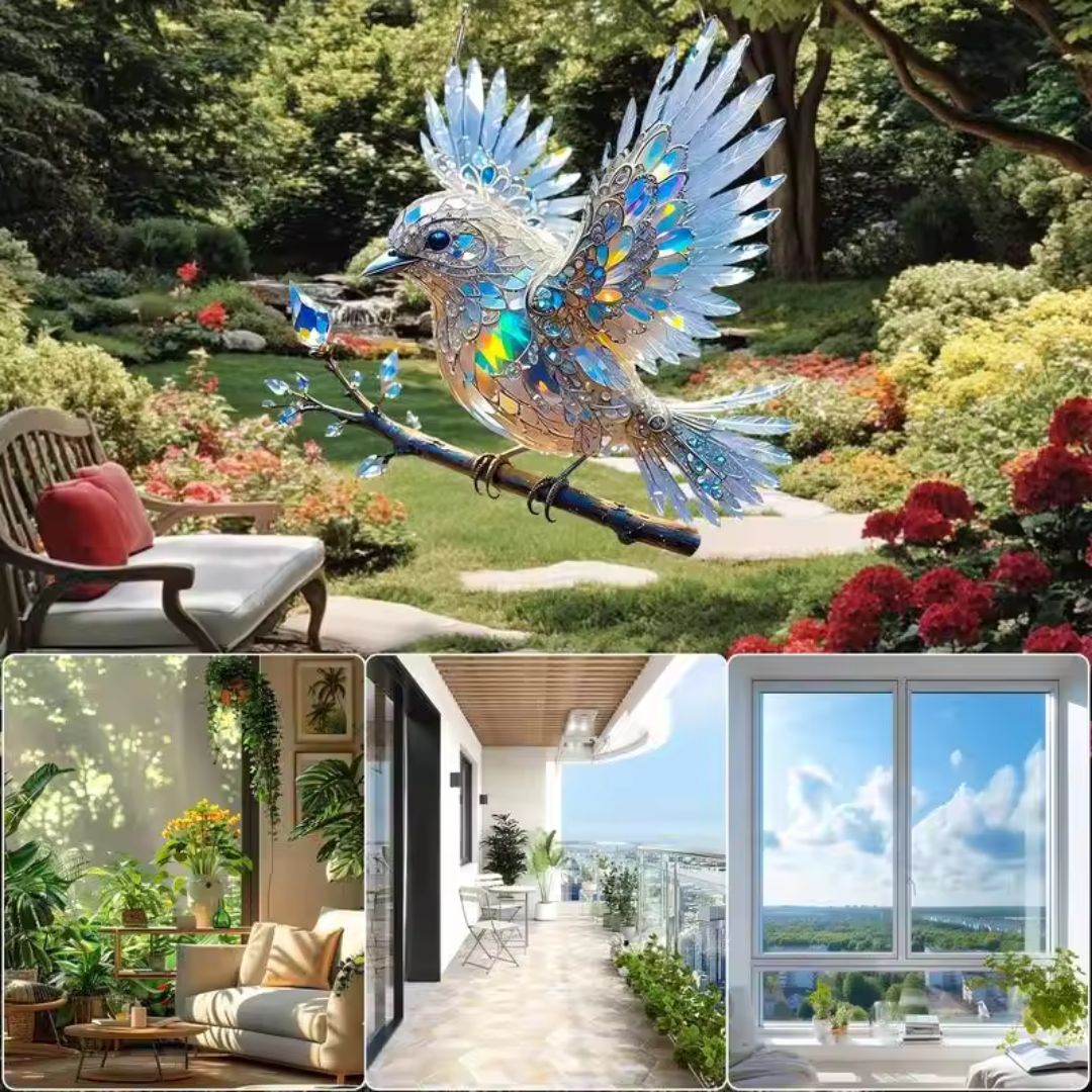Blue Bird Spirit - A Moment of Handcrafted Brilliance for Your Home