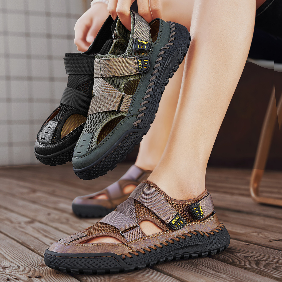 🔥BUY 2 GET FREE SHIPPING🔥 Men's Trendy Breathable Sandals