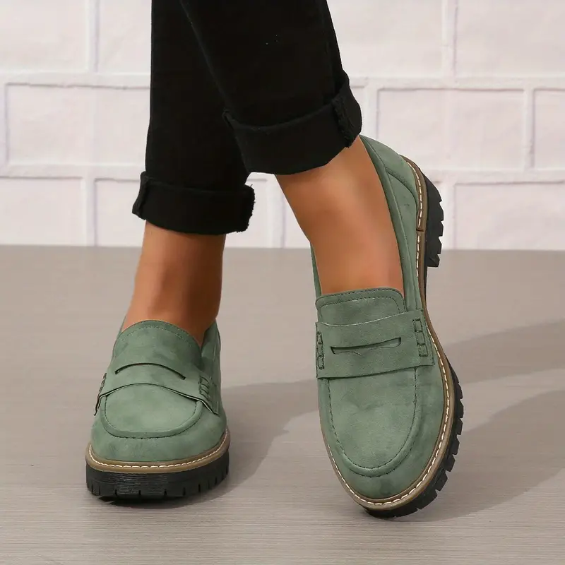 🔥Last Day Promotion 50% OFF - Women's Fashion Thick Sole Loafers