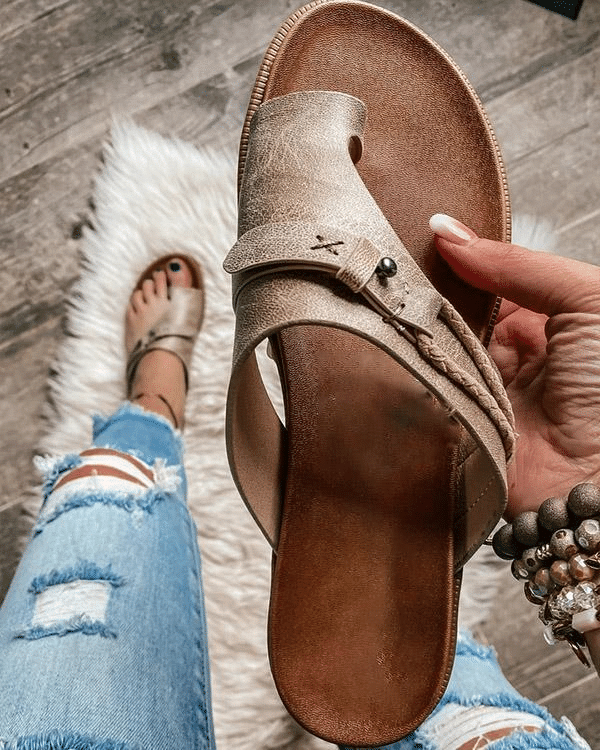 🔥Last Day Promotion 50% OFF - Soft Footbed Orthopedic Sandals