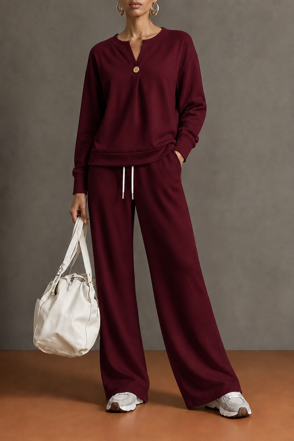 Burgundy 2-Piece Tracksuit