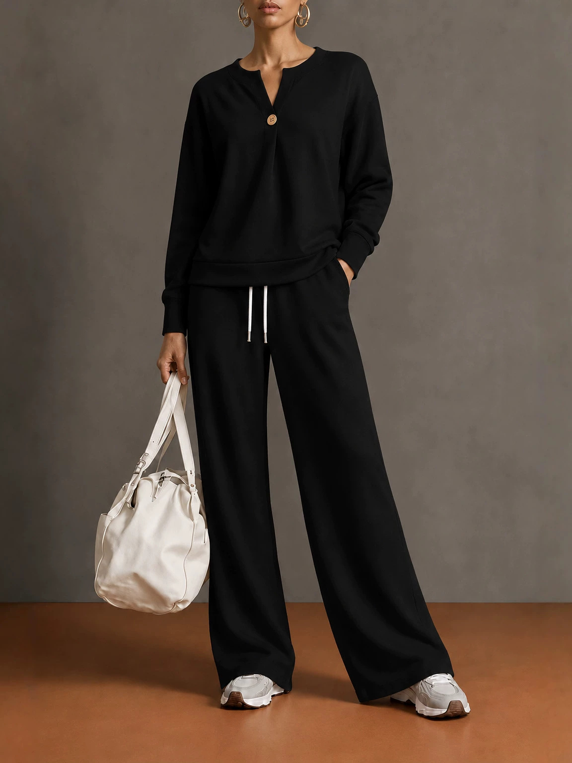 Black 2-Piece Tracksuit
