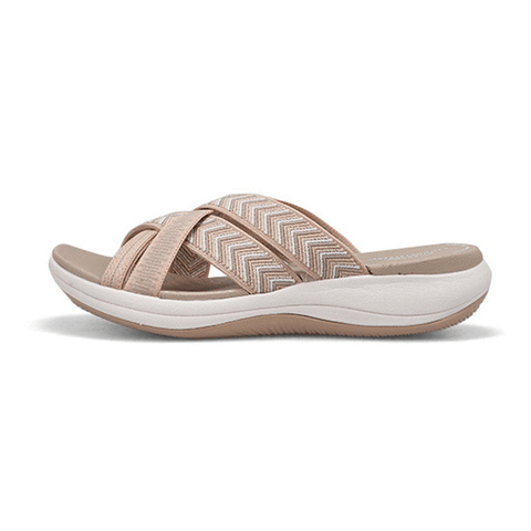 👍 🌹 Trendy Solid Color Comfortable Massage Sports Sandals, Wear Resistance Non Slip Outdoor Slides, Casual Versatile Breathable Beach Slippers