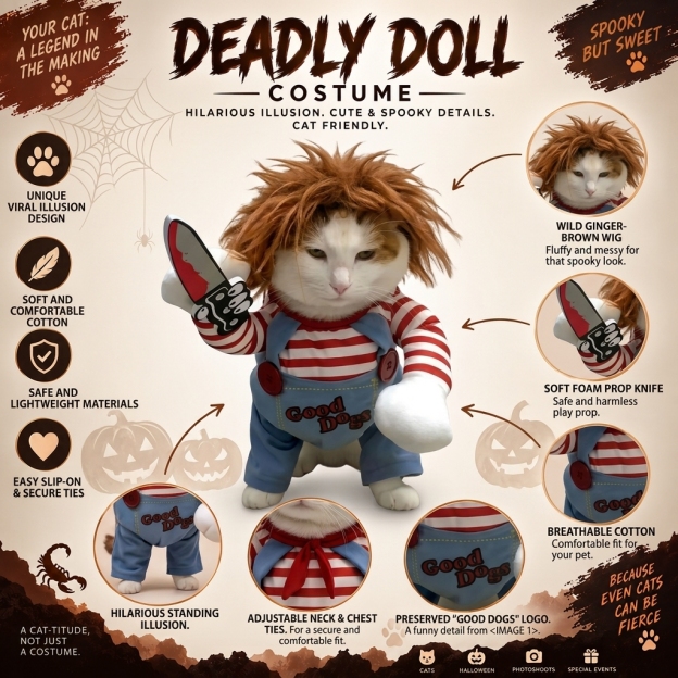 Cat Halloween Costume | CritterCrawl™ & Crawlkin™
