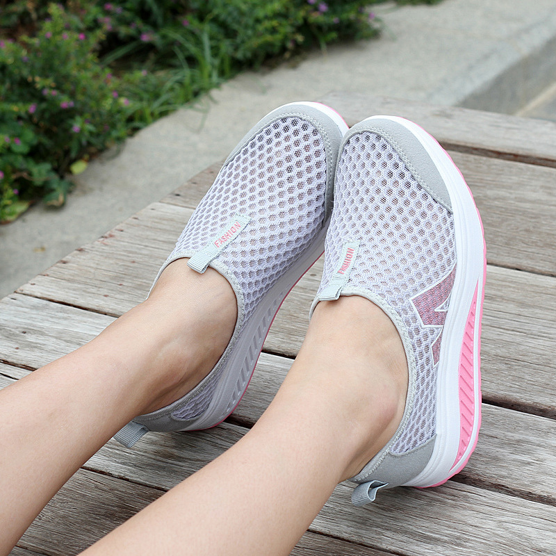 🔥Last Day Promotion 50% OFF - Women's Comfort Breathable Platform Orthopedic Walking Shoes