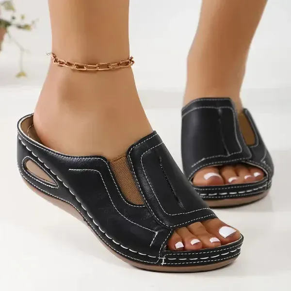 📢🔥 Clearance UP TO 40% OFF Comfortable Orthopedic Flat Sandals for W