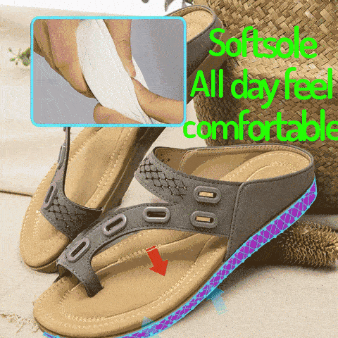 🔥Last Day Promotion 50% OFF - Summer Massage Clip toe Women's Orthopaedic Sandals