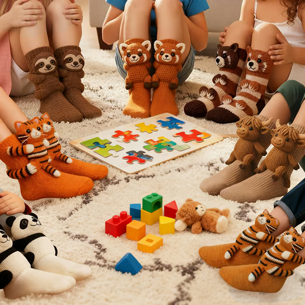 Maria - Socks with a mouse pattern