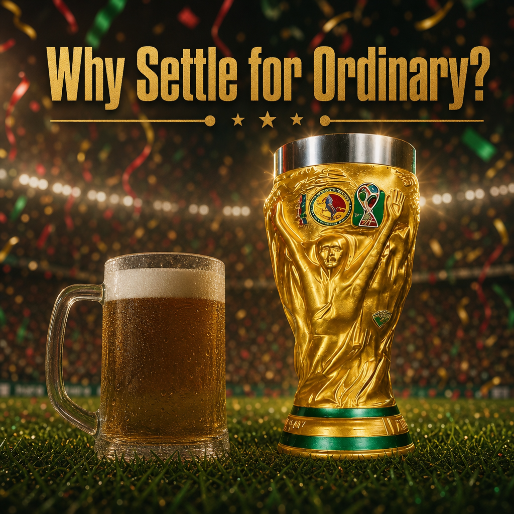 Experience Triumph With The Golden Mug