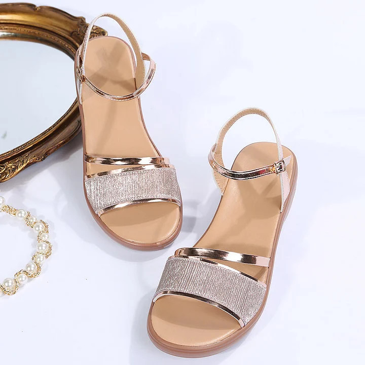 2024 New Women's Open Toe Wedge Orthopedic Sandals (Buy 2 Free Shipping)