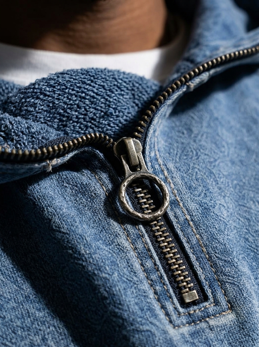 Hoodie Vintage Wash Texture Macro
