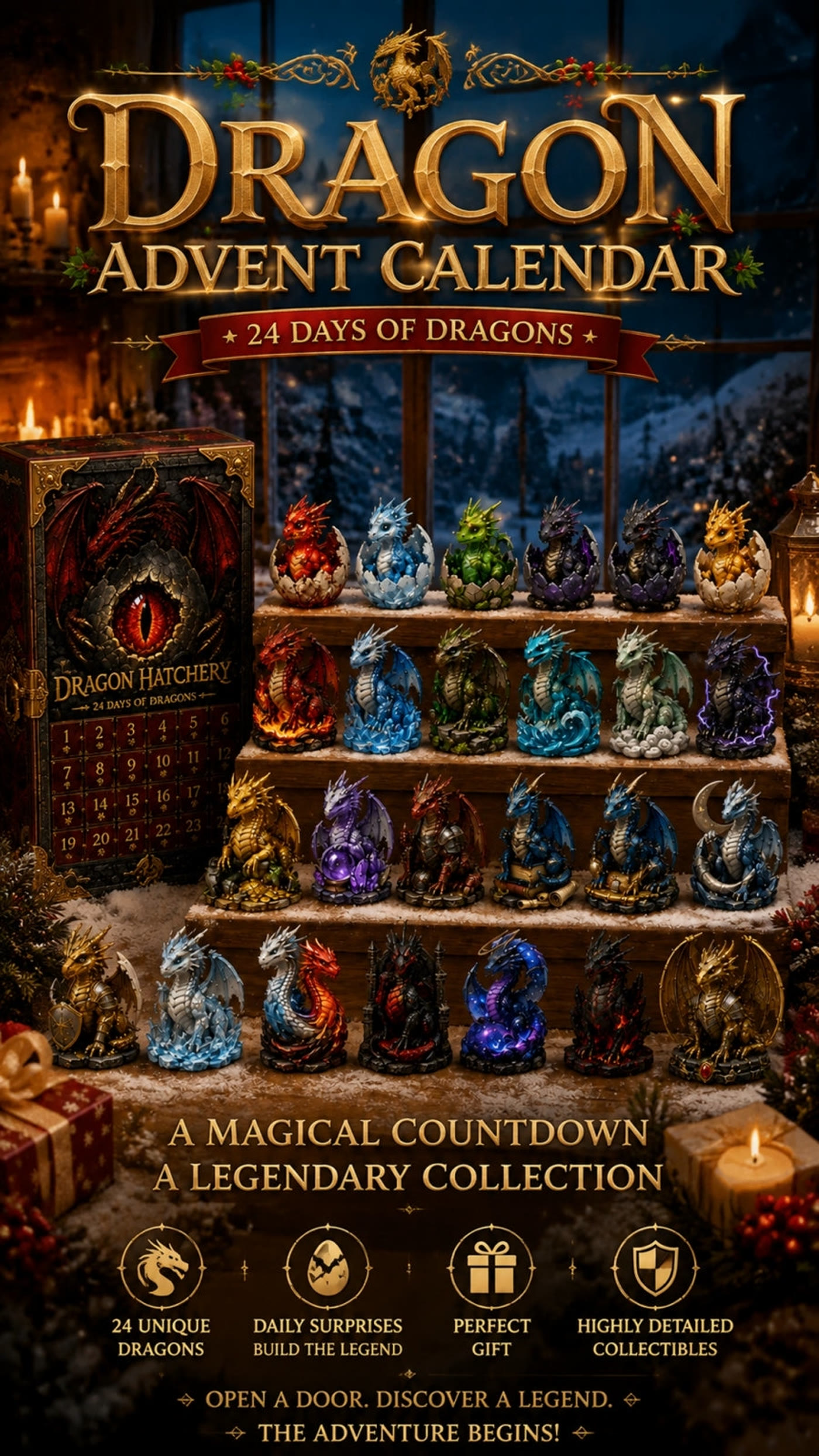 Dragon Advent Calendar packaging