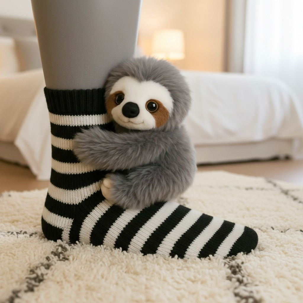 Sofia - Striped knee-high socks