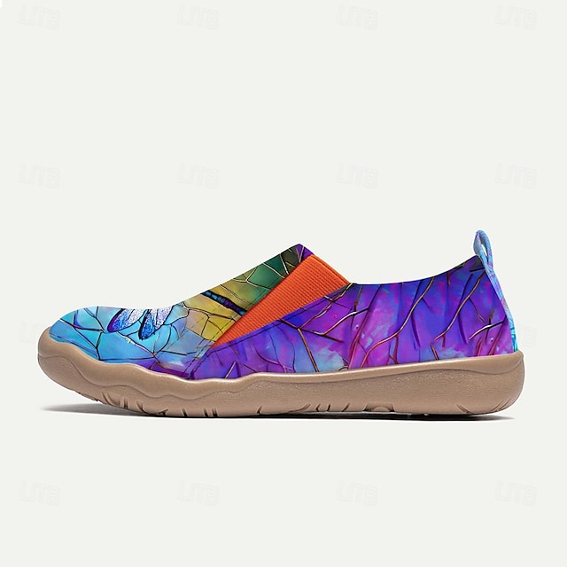 Women's Sneakers Flats Slip-Ons Print Shoes Slip-on Sneakers