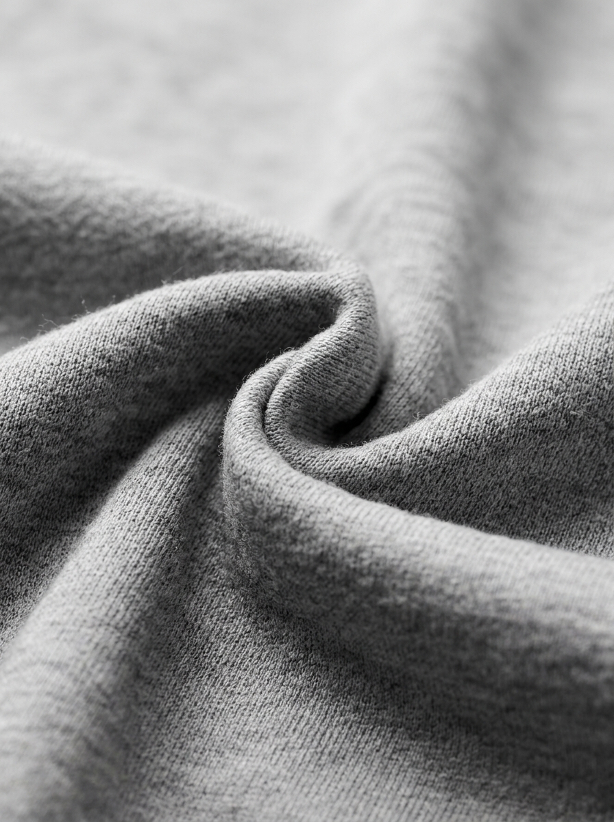 Tactile Combed Cotton Heather Micro-Knit Texture