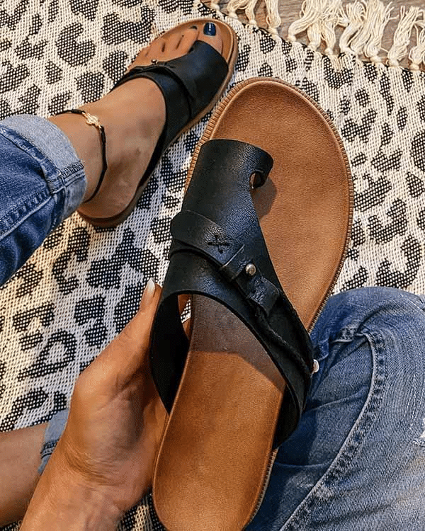 🔥Last Day Promotion 50% OFF - Soft Footbed Orthopedic Sandals